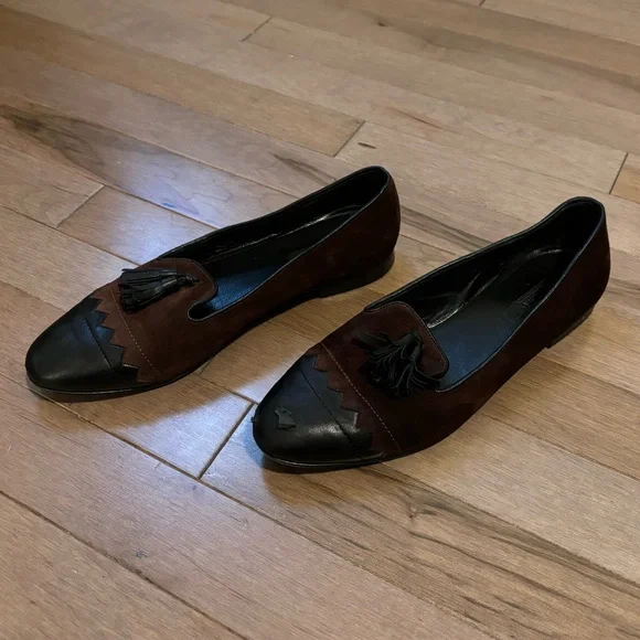 Longchamp Suede Loafers Flats - Picture 11 of 11